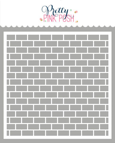 Brick Background Stencil