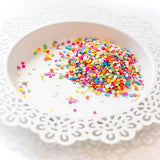 Bright Rainbow Clay Confetti