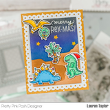 Christmas Dinosaurs Stamp Set