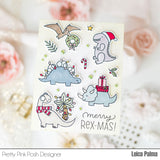 Christmas Dinosaurs Stamp Set