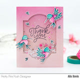 Hummingbird Thanks Stamp Set