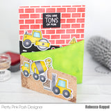 Brick Background Stencil