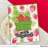 Layered Strawberries Stencils (4 Pack)