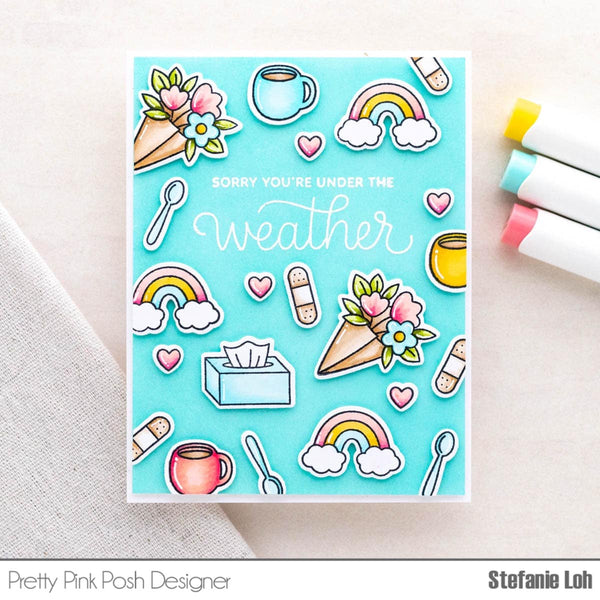 Pretty Pink Posh Get Well Soon Coordinating Dies – Simon Says Stamp