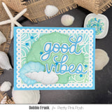 Seashell Background Stencil