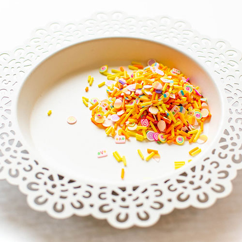 Halloween Candy Clay Confetti