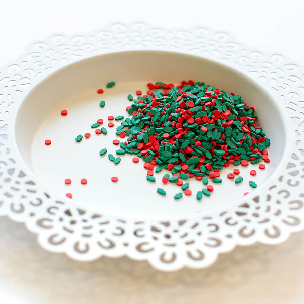 Holly Berries Clay Confetti