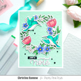Hummingbird Floral Stamp Set