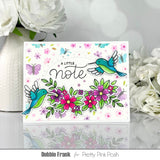 Hummingbird Floral Stamp Set