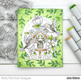 Hummingbird Floral Stamp Set