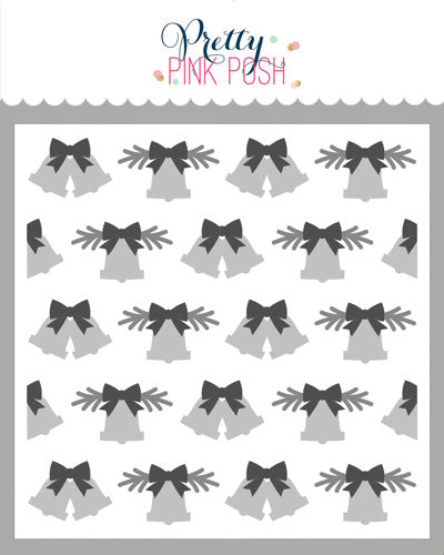 Layered Christmas Bells Stencils