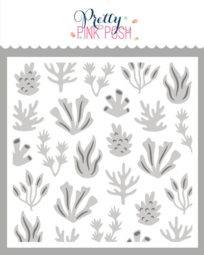 Layered Coral Stencils (2 Pack)