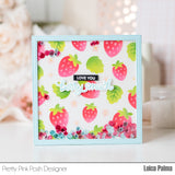 Layered Strawberries Stencils (4 Pack)