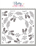 Layered Winter Wreath Stencils (3 Pack)