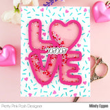 Layered Heart Sprinkles Stencils (2 Pack)