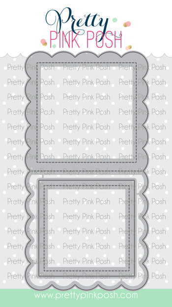 Mini Scallop Card Dies