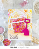 Seashell Background Stencil