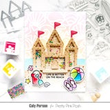 Seashell Background Stencil