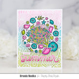 Seashell Background Stencil