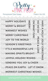 Sentiment Strips: Christmas Stamp Set