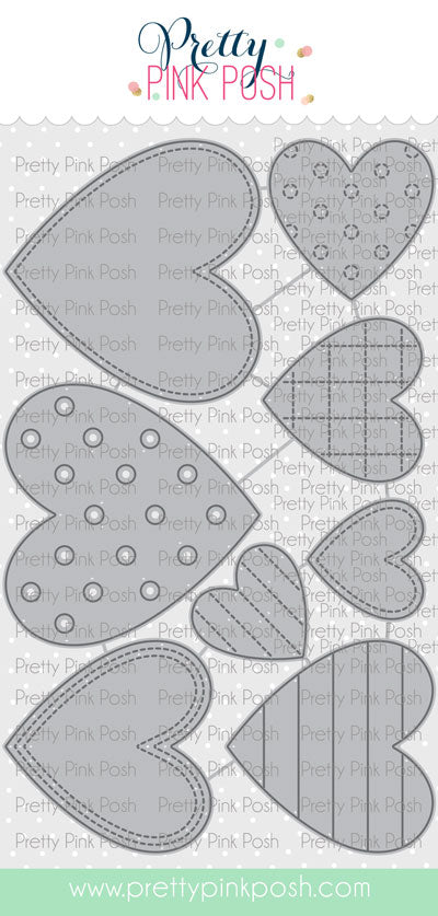 Stitched Hearts Dies