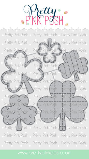 Stitched Shamrocks Dies