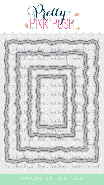 Stitched Torn Rectangles Dies