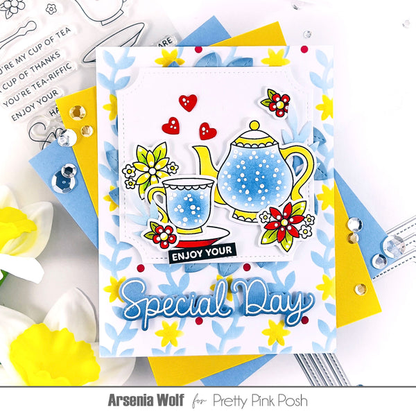 Tea Time Stamp Set – Pretty Pink Posh LLC