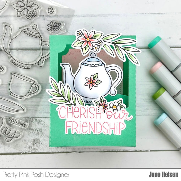 Tea Time Stamp Set – Pretty Pink Posh LLC