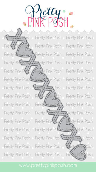 XOXO Heart Border Dies – Pretty Pink Posh LLC