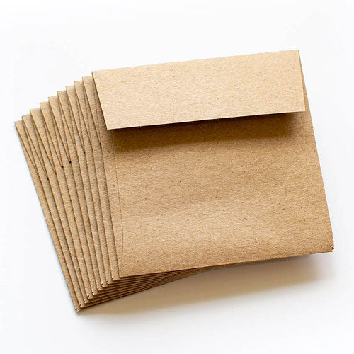 Mini Square Envelopes (Kraft)