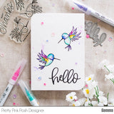 Hummingbird Thanks Stamp Set