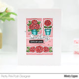 Potted Roses Coordinating Dies