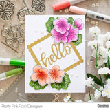 Geraniums Stamp Set