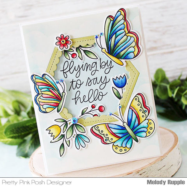 Beautiful Butterflies Coordinating Dies – Pretty Pink Posh LLC