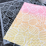 Easter Background Stencil