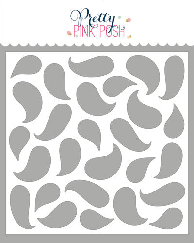 Brush Strokes Stencil