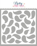Brush Strokes Stencil