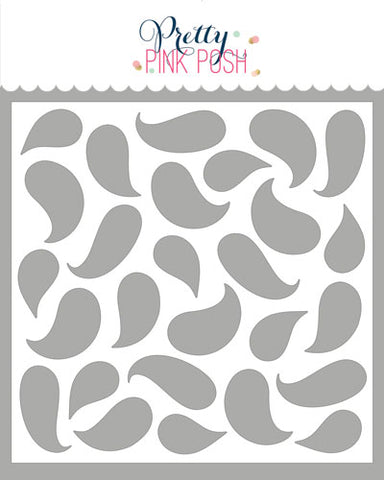 Brush Strokes Stencil