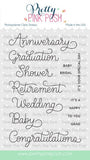 Celebration Scripts Stamp Set