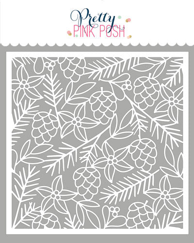 Christmas Background Stencil