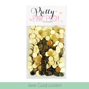 6mm Gold Confetti