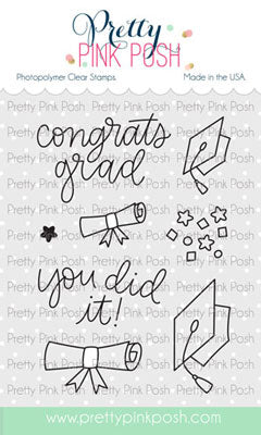 Congrats Grad Stamp Set