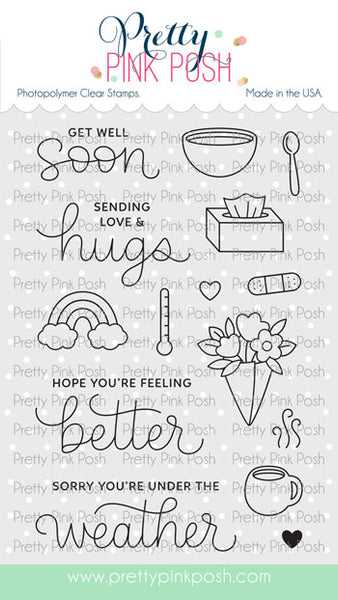 Pretty Pink Posh Get Well Soon Coordinating Dies – Simon Says Stamp