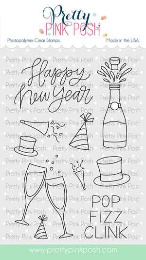 Happy New Year Stamp Set