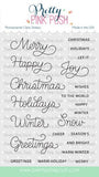 Holiday Scripts Stamp Set