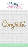 Hot Foil Congrats Script