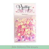 6mm Ballerina Pink Sequins