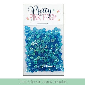 4mm Ocean Spray Sequins