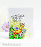 Jungle Background Stencil